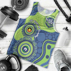 Canberra Raiders NAIDOC Week 2026 Personalised Men Tank Top 50 Years of Deadly Aboriginal Art