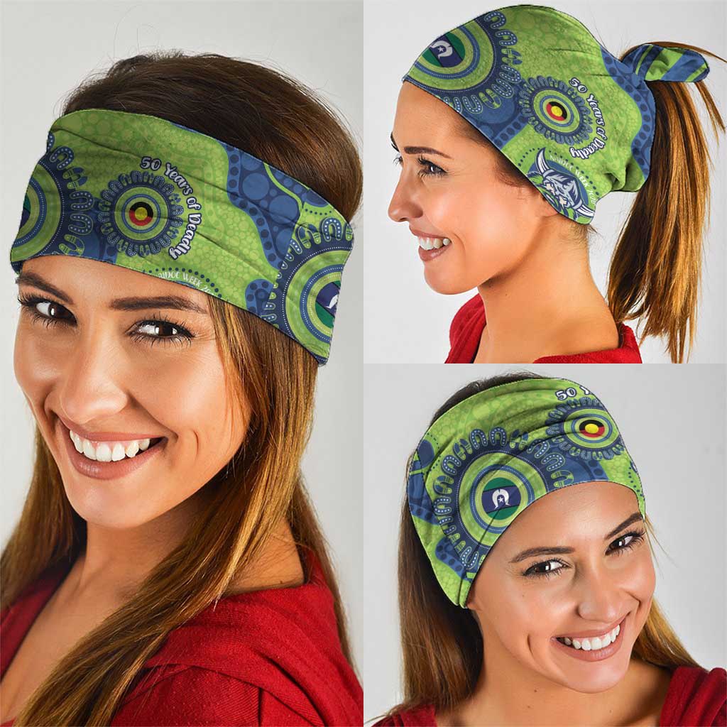 Canberra Raiders NAIDOC Week 2026 Personalised Neck Gaiter 50 Years of Deadly Aboriginal Art