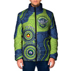 Canberra Raiders NAIDOC Week 2026 Personalised Padded Jacket 50 Years of Deadly Aboriginal Art