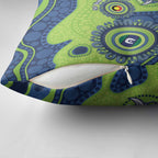 Canberra Raiders NAIDOC Week 2026 Personalised Pillow Cover 50 Years of Deadly Aboriginal Art