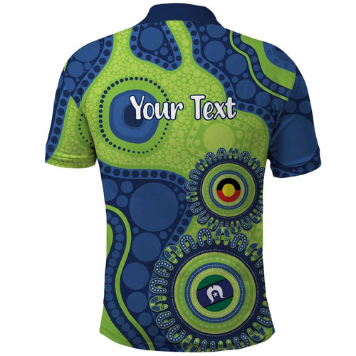 Canberra Raiders NAIDOC Week 2026 Personalised Polo Shirt 50 Years of Deadly Aboriginal Art