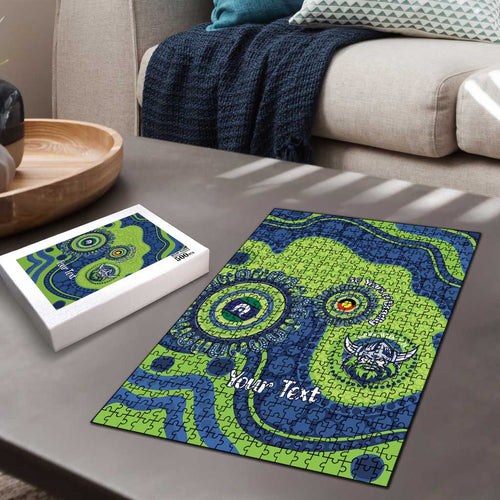 Canberra Raiders NAIDOC Week 2026 Personalised Puzzle 50 Years of Deadly Aboriginal Art