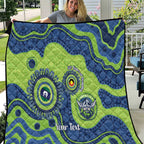 Canberra Raiders NAIDOC Week 2026 Personalised Quilt 50 Years of Deadly Aboriginal Art