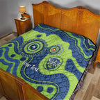Canberra Raiders NAIDOC Week 2026 Personalised Quilt 50 Years of Deadly Aboriginal Art