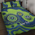 Canberra Raiders NAIDOC Week 2026 Personalised Quilt Bed Set 50 Years of Deadly Aboriginal Art