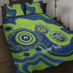 Canberra Raiders NAIDOC Week 2026 Personalised Quilt Bed Set 50 Years of Deadly Aboriginal Art