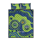 Canberra Raiders NAIDOC Week 2026 Personalised Quilt Bed Set 50 Years of Deadly Aboriginal Art