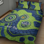 Canberra Raiders NAIDOC Week 2026 Personalised Quilt Bed Set 50 Years of Deadly Aboriginal Art