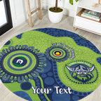 Canberra Raiders NAIDOC Week 2026 Personalised Round Carpet 50 Years of Deadly Aboriginal Art