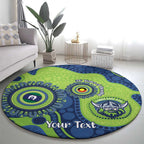 Canberra Raiders NAIDOC Week 2026 Personalised Round Carpet 50 Years of Deadly Aboriginal Art
