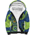Canberra Raiders NAIDOC Week 2026 Personalised Sherpa Hoodie 50 Years of Deadly Aboriginal Art