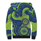 Canberra Raiders NAIDOC Week 2026 Personalised Sherpa Hoodie 50 Years of Deadly Aboriginal Art