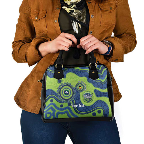 Canberra Raiders NAIDOC Week 2026 Personalised Shoulder Handbag 50 Years of Deadly Aboriginal Art