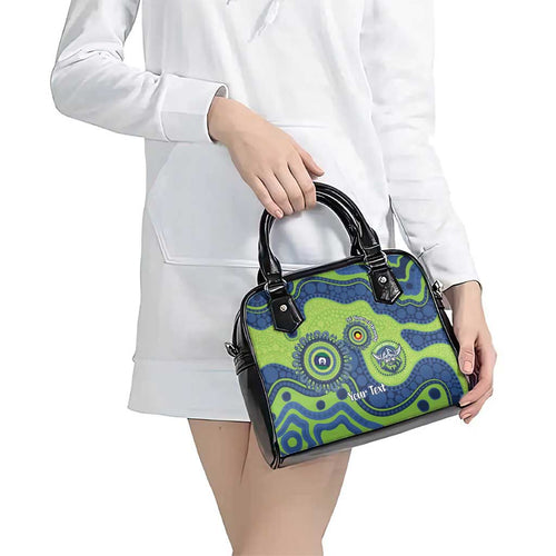 Canberra Raiders NAIDOC Week 2026 Personalised Shoulder Handbag 50 Years of Deadly Aboriginal Art