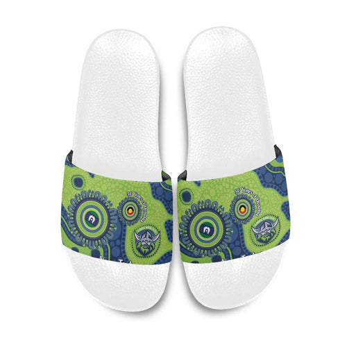 Canberra Raiders NAIDOC Week 2026 Personalised Slide Sandals 50 Years of Deadly Aboriginal Art