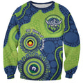 Canberra Raiders NAIDOC Week 2026 Personalised Sweatshirt 50 Years of Deadly Aboriginal Art