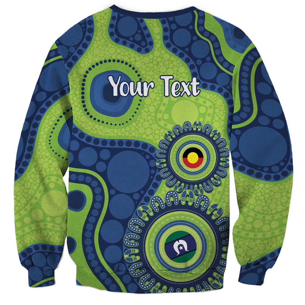 Canberra Raiders NAIDOC Week 2026 Personalised Sweatshirt 50 Years of Deadly Aboriginal Art