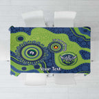 Canberra Raiders NAIDOC Week 2026 Personalised Tablecloth 50 Years of Deadly Aboriginal Art