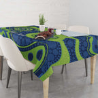 Canberra Raiders NAIDOC Week 2026 Personalised Tablecloth 50 Years of Deadly Aboriginal Art