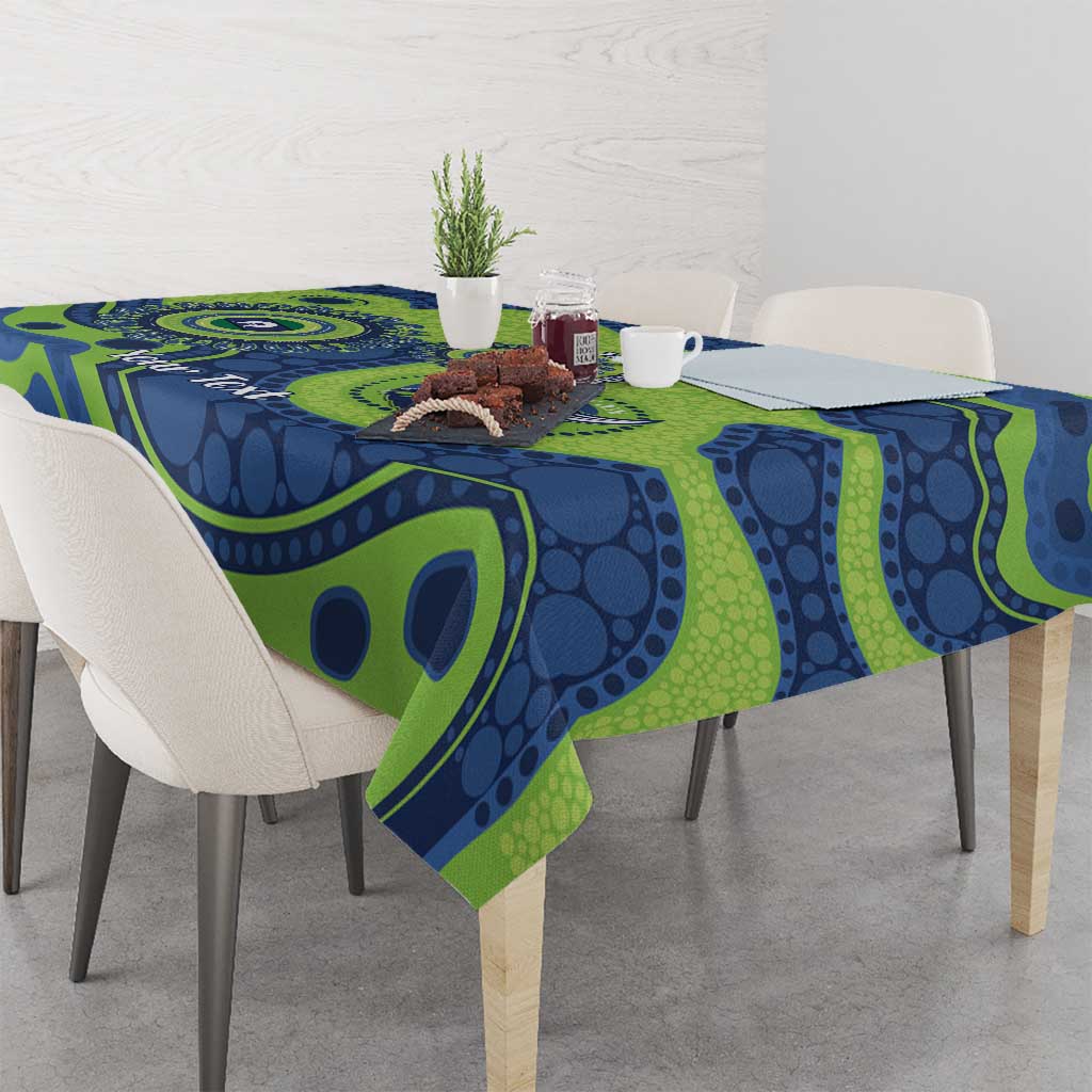 Canberra Raiders NAIDOC Week 2026 Personalised Tablecloth 50 Years of Deadly Aboriginal Art