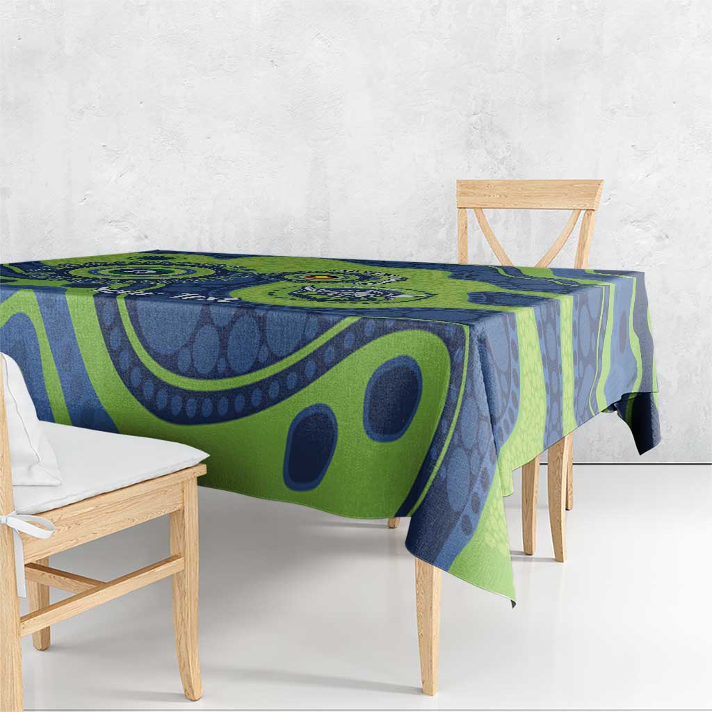 Canberra Raiders NAIDOC Week 2026 Personalised Tablecloth 50 Years of Deadly Aboriginal Art