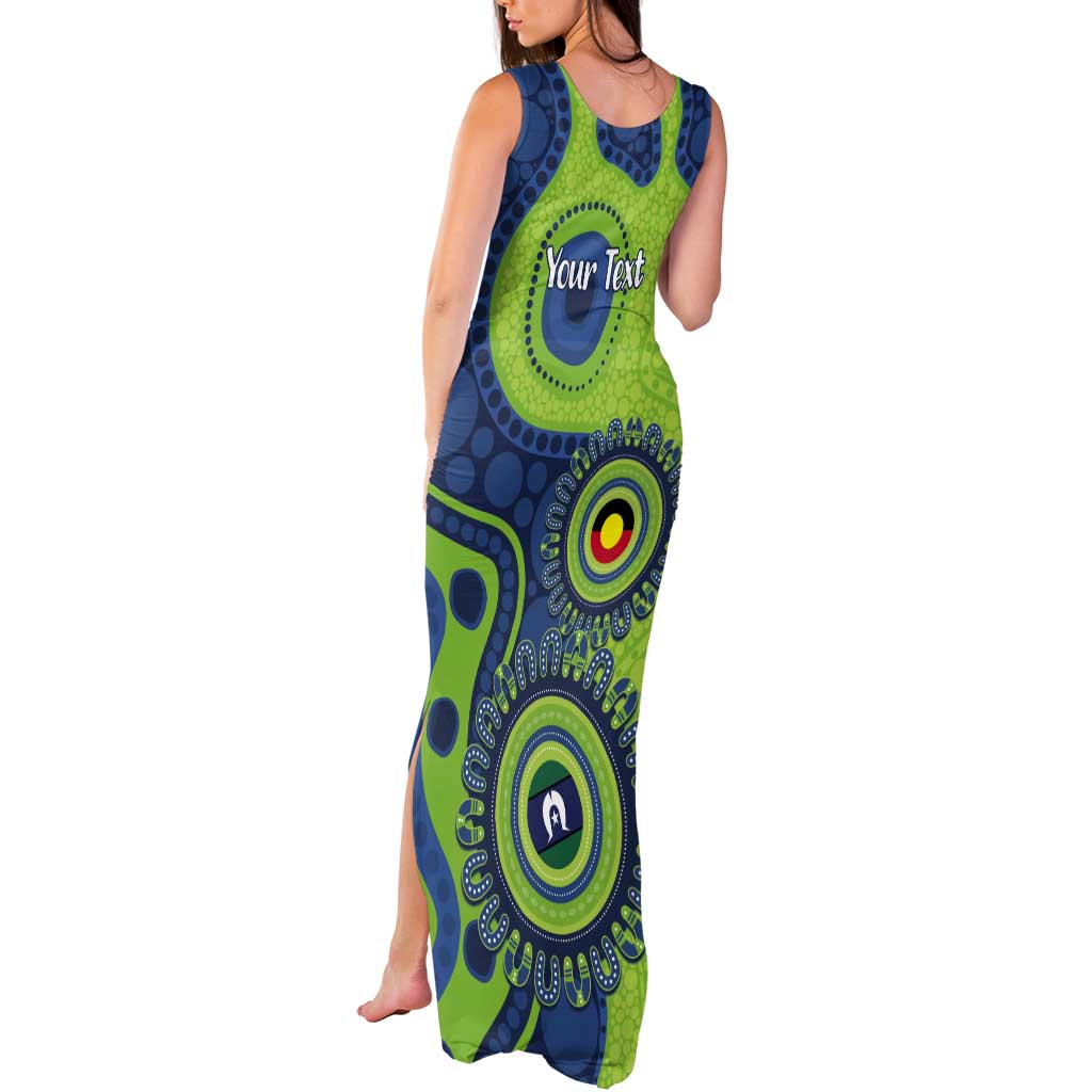 Canberra Raiders NAIDOC Week 2026 Personalised Tank Maxi Dress 50 Years of Deadly Aboriginal Art