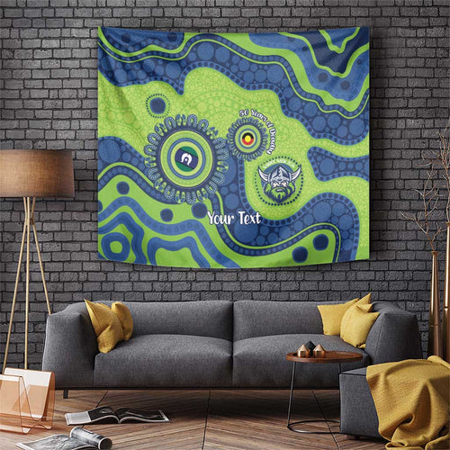 Canberra Raiders NAIDOC Week 2026 Personalised Tapestry 50 Years of Deadly Aboriginal Art