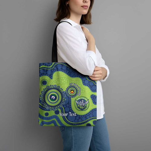Canberra Raiders NAIDOC Week 2026 Personalised Tote Bag 50 Years of Deadly Aboriginal Art