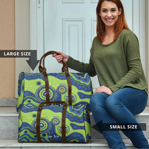 Canberra Raiders NAIDOC Week 2026 Personalised Travel Bag 50 Years of Deadly Aboriginal Art