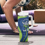 Canberra Raiders NAIDOC Week 2026 Personalised Tumbler With Handle 50 Years of Deadly Aboriginal Art