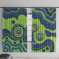 Canberra Raiders NAIDOC Week 2026 Personalised Window Curtain 50 Years of Deadly Aboriginal Art