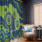 Canberra Raiders NAIDOC Week 2026 Personalised Window Curtain 50 Years of Deadly Aboriginal Art