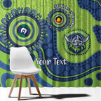 Canberra Raiders NAIDOC Week 2026 Personalised Window Curtain 50 Years of Deadly Aboriginal Art