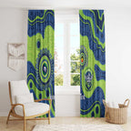 Canberra Raiders NAIDOC Week 2026 Personalised Window Curtain 50 Years of Deadly Aboriginal Art