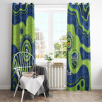 Canberra Raiders NAIDOC Week 2026 Personalised Window Curtain 50 Years of Deadly Aboriginal Art