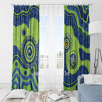Canberra Raiders NAIDOC Week 2026 Personalised Window Curtain 50 Years of Deadly Aboriginal Art