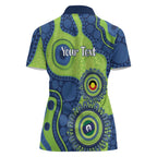 Canberra Raiders NAIDOC Week 2026 Personalised Women Polo Shirt 50 Years of Deadly Aboriginal Art