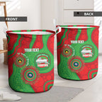 Rabbitohs NAIDOC Week 2026 Personalised Laundry Basket 50 Years of Deadly Aboriginal Art