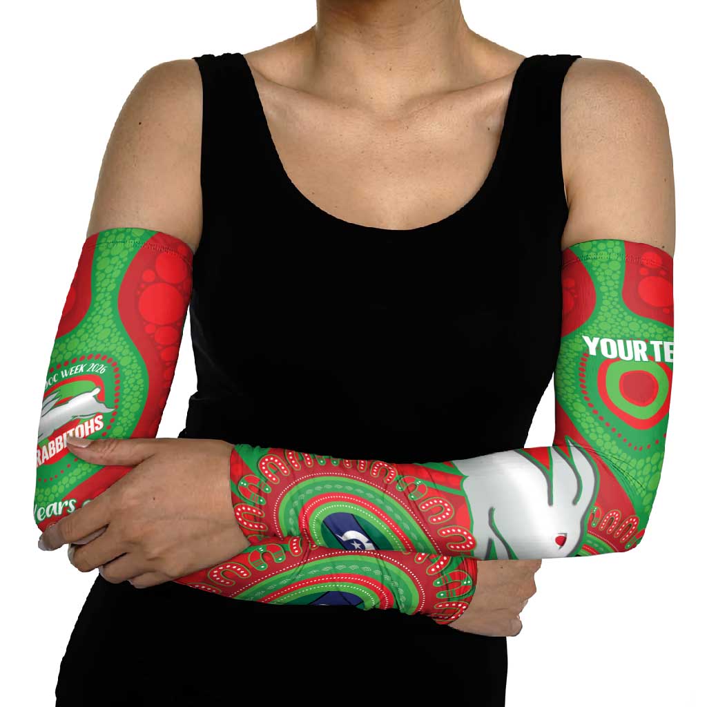 Rabbitohs NAIDOC Week 2026 Personalised Arm Sleeves 50 Years of Deadly Aboriginal Art