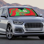 Rabbitohs NAIDOC Week 2026 Personalised Auto Sun Shade 50 Years of Deadly Aboriginal Art
