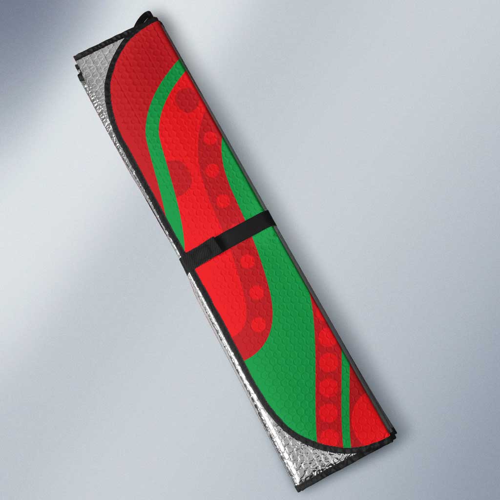 Rabbitohs NAIDOC Week 2026 Personalised Auto Sun Shade 50 Years of Deadly Aboriginal Art