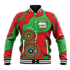 Rabbitohs NAIDOC Week 2026 Personalised Baseball Jacket 50 Years of Deadly Aboriginal Art