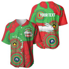 Rabbitohs NAIDOC Week 2026 Personalised Baseball Jersey 50 Years of Deadly Aboriginal Art