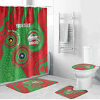 Rabbitohs NAIDOC Week 2026 Personalised Bathroom Set 50 Years of Deadly Aboriginal Art