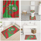 Rabbitohs NAIDOC Week 2026 Personalised Bathroom Set 50 Years of Deadly Aboriginal Art