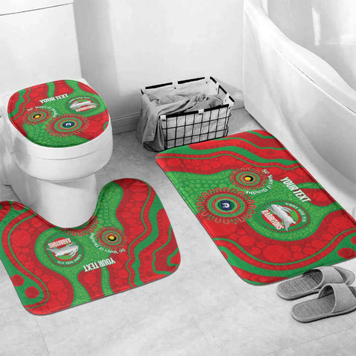 Rabbitohs NAIDOC Week 2026 Personalised Bathroom Set 50 Years of Deadly Aboriginal Art