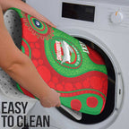 Rabbitohs NAIDOC Week 2026 Personalised Bathroom Set 50 Years of Deadly Aboriginal Art