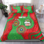 Rabbitohs NAIDOC Week 2026 Personalised Bedding Set 50 Years of Deadly Aboriginal Art