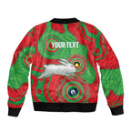 Rabbitohs NAIDOC Week 2026 Personalised Bomber Jacket 50 Years of Deadly Aboriginal Art