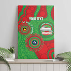 Rabbitohs NAIDOC Week 2026 Personalised Canvas Wall Art 50 Years of Deadly Aboriginal Art